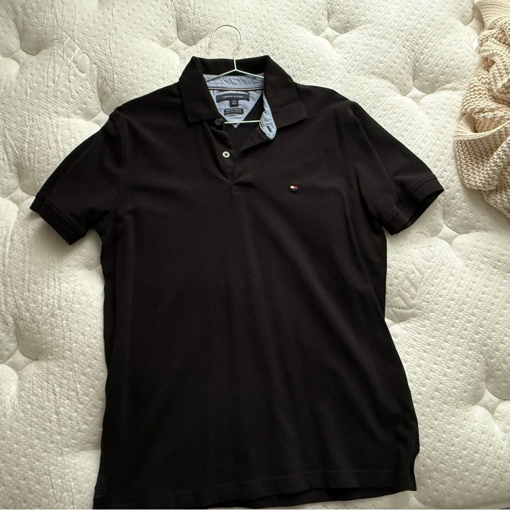 Tommy Hilfiger Classic Black Polo Shirt